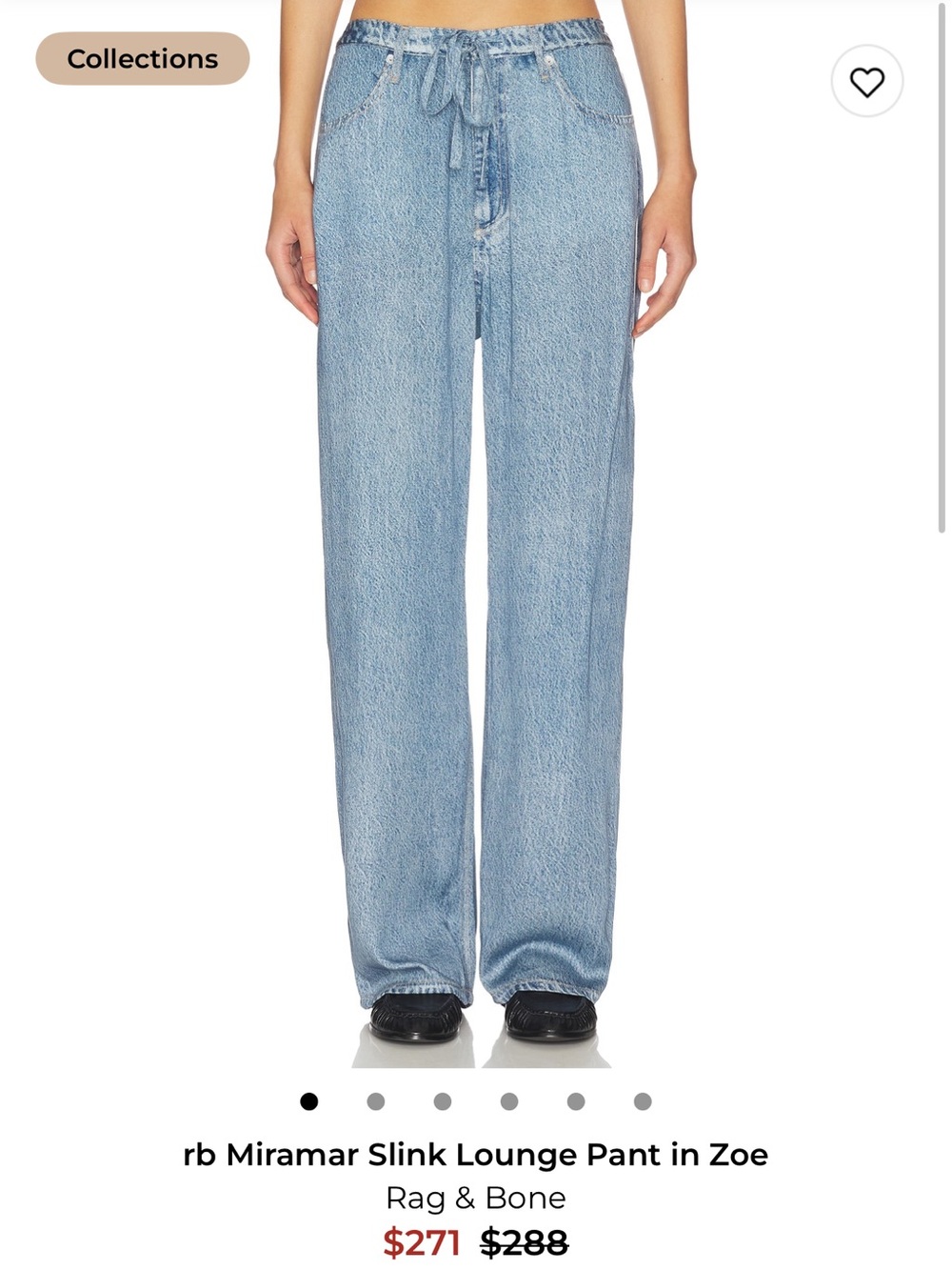 rb Miramar Slink Lounge Pant in Zoe